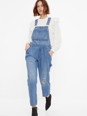 GAP Slouchy Overalls - 100% Cotton